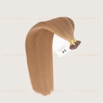 I-Tip-Hair-Extensions-Color-#4–Warm-Brunette-For-A-Natural-Voluminous-Look